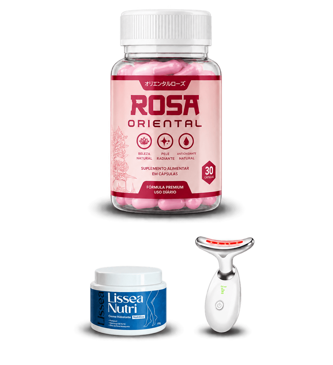 Kit completo Rosa Oriental